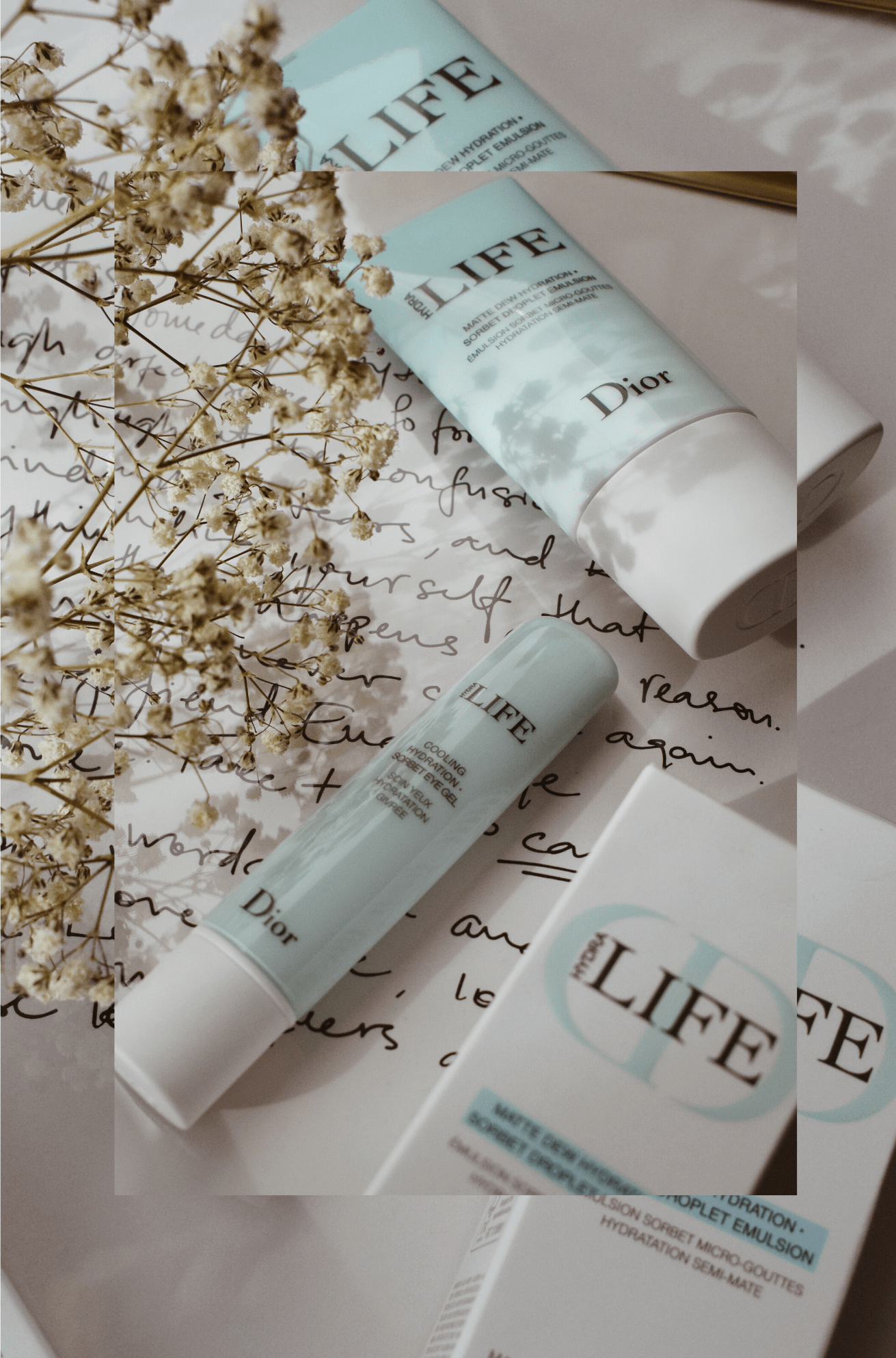 PRODUCTS Top_ Matte dew hydration - Sorbet droplet emulsion Bottom_ Cooling hydration - Sorbey eye gel